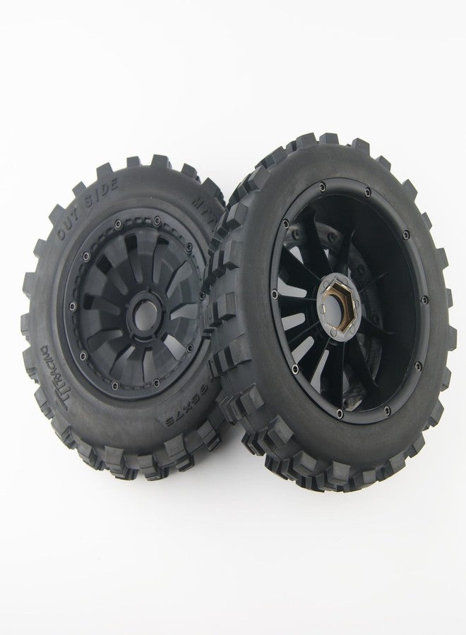 TITRACING 195mm x 75mm Knobby Tires Wheels for HPI ROVAN Baja 5B 5T 5SC Buggy Losi DBXL 5ive T - Image 1